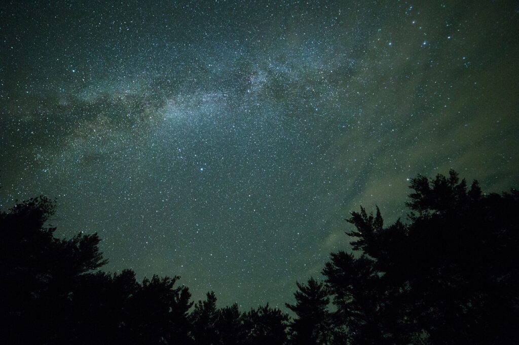 木の間の天の川