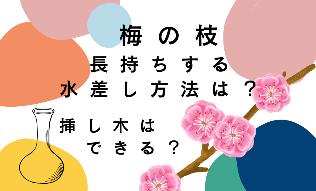 梅の枝の水差し方法